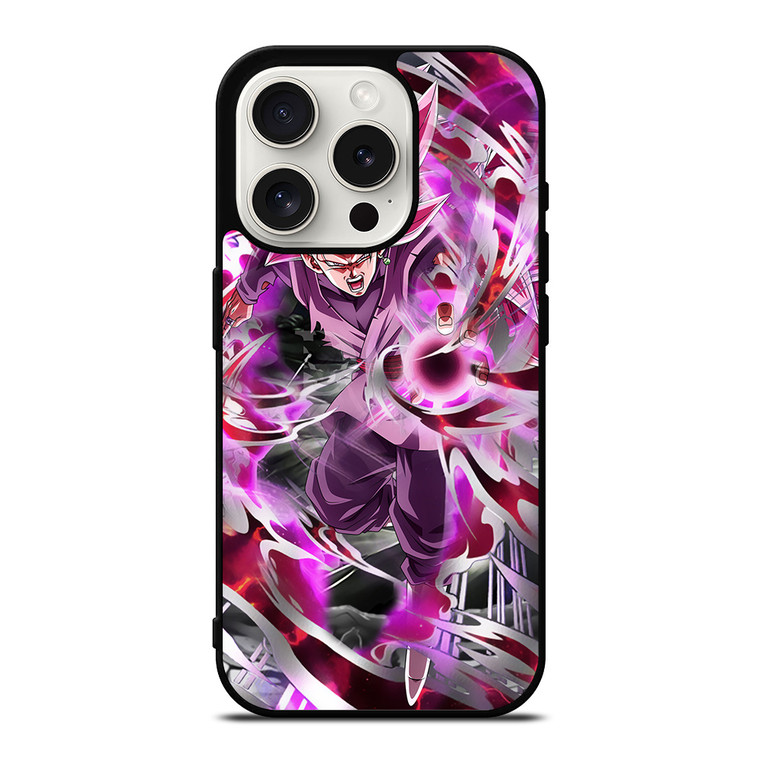 BLACK GOKU SS ROSE DRAGON BALL iPhone 15 Pro Case Cover