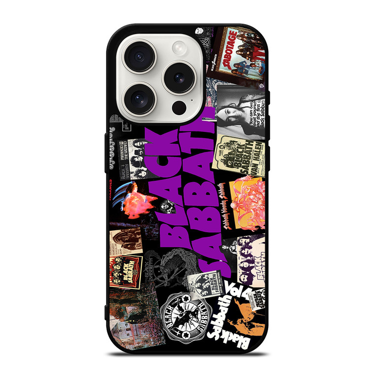 BLACK SABBATH BAND LOGO iPhone 15 Pro Case Cover