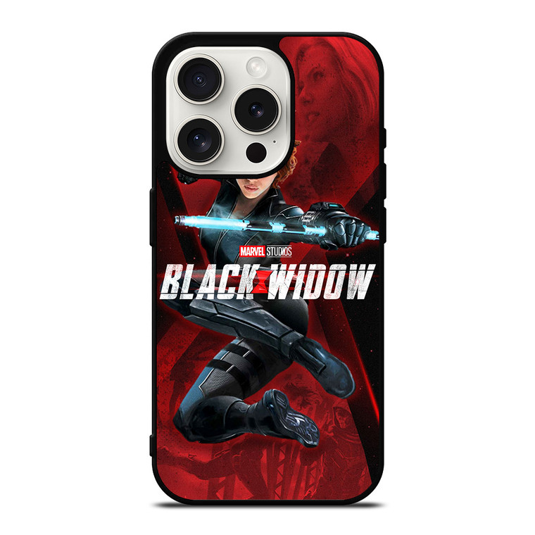 BLACK WIDOW AVENGERS iPhone 15 Pro Case Cover