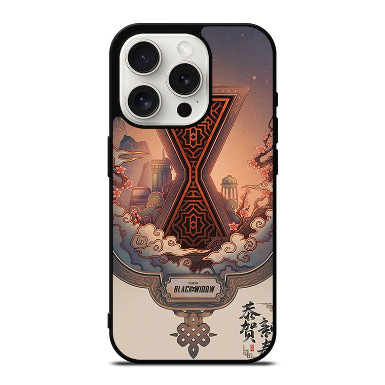 BLACK WIDOW LOGO ETERNAL iPhone 15 Pro Case Cover