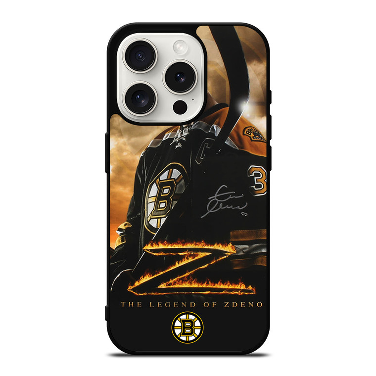 BOSTON BRUINS LEGEND ZDENO CHARA iPhone 15 Pro Case Cover