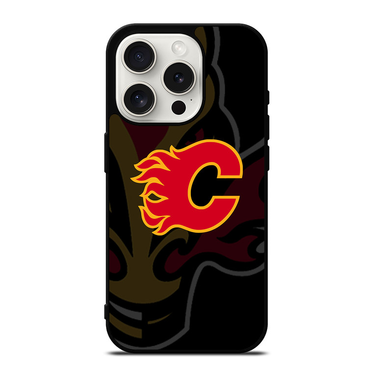 CALGARY FLAMES NHL 2 iPhone 15 Pro Case Cover
