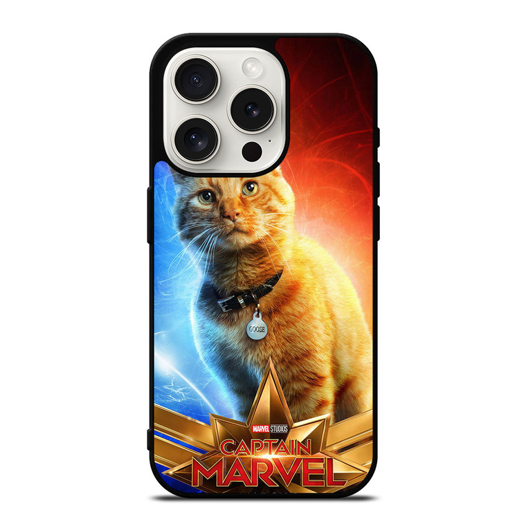 CAPTAIN MARVEL CAT iPhone 15 Pro Case Cover