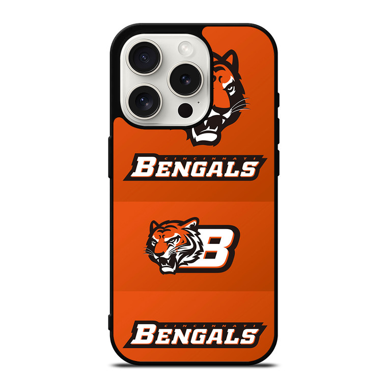 CINCINNATI BENGALS LOGO iPhone 15 Pro Case Cover
