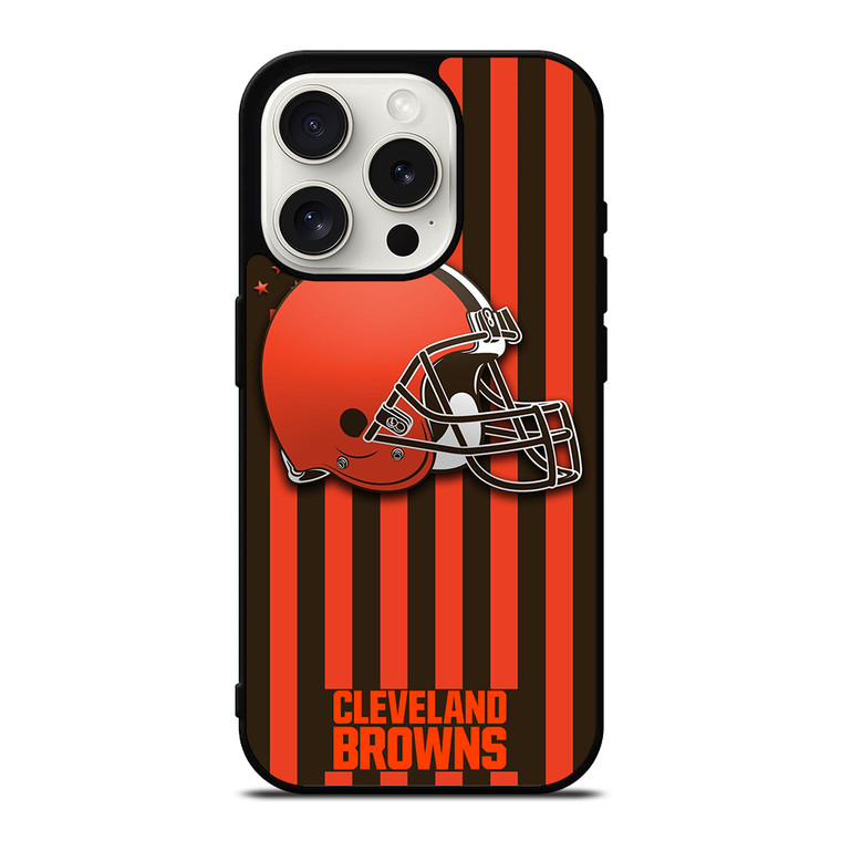 CLEVELAND BROWNS AMERICAN iPhone 15 Pro Case Cover CLEVELAND BROWNS AMERICAN iPhone 15 Pro Case Cover