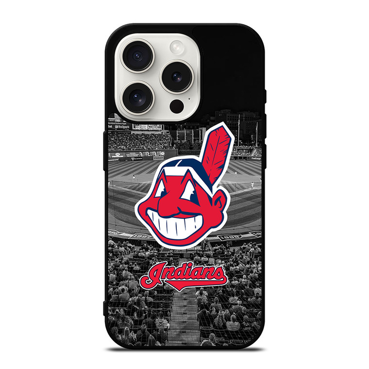 CLEVELAND INDIANS MLB ICON iPhone 15 Pro Case Cover