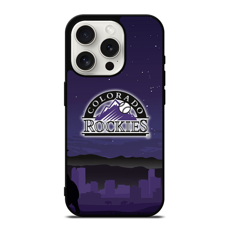 COLORADO ROCKIES BASEBALL ICON iPhone 15 Pro Case Cover