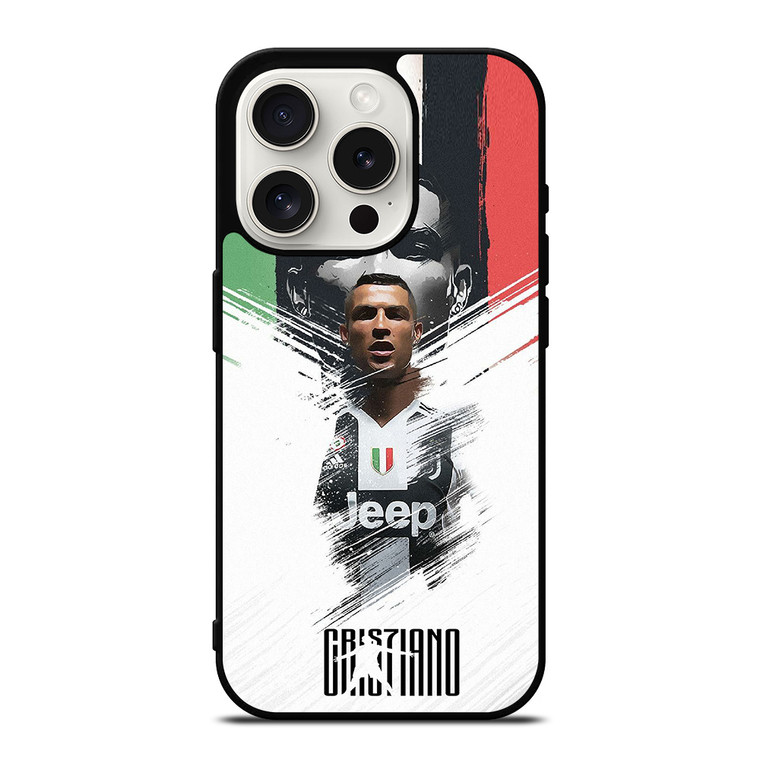 CRISTIANO RONALDO JUVE 3 iPhone 15 Pro Case Cover