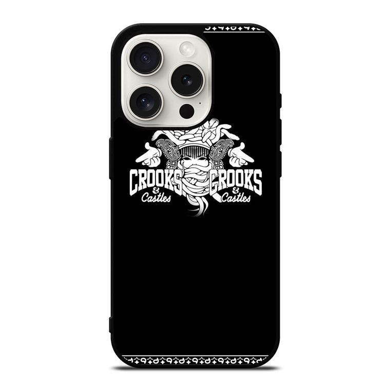 CROOKS AND CASTLES LOGO iPhone 15 Pro Case Cover