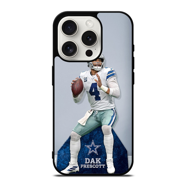 DAK PRESCOTT 4 COWBOYS iPhone 15 Pro Case Cover