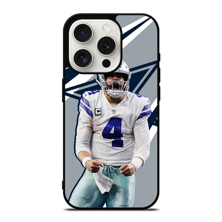 DAK PRESCOTT COWBOYS 4 iPhone 15 Pro Case Cover
