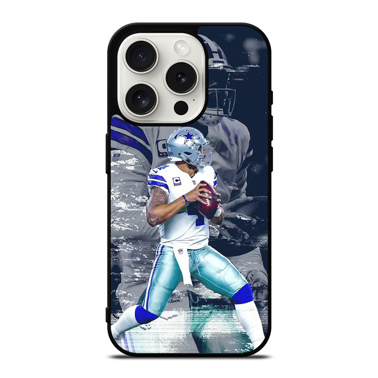 DAK PRESCOTT THE COWBOYS iPhone 15 Pro Case Cover