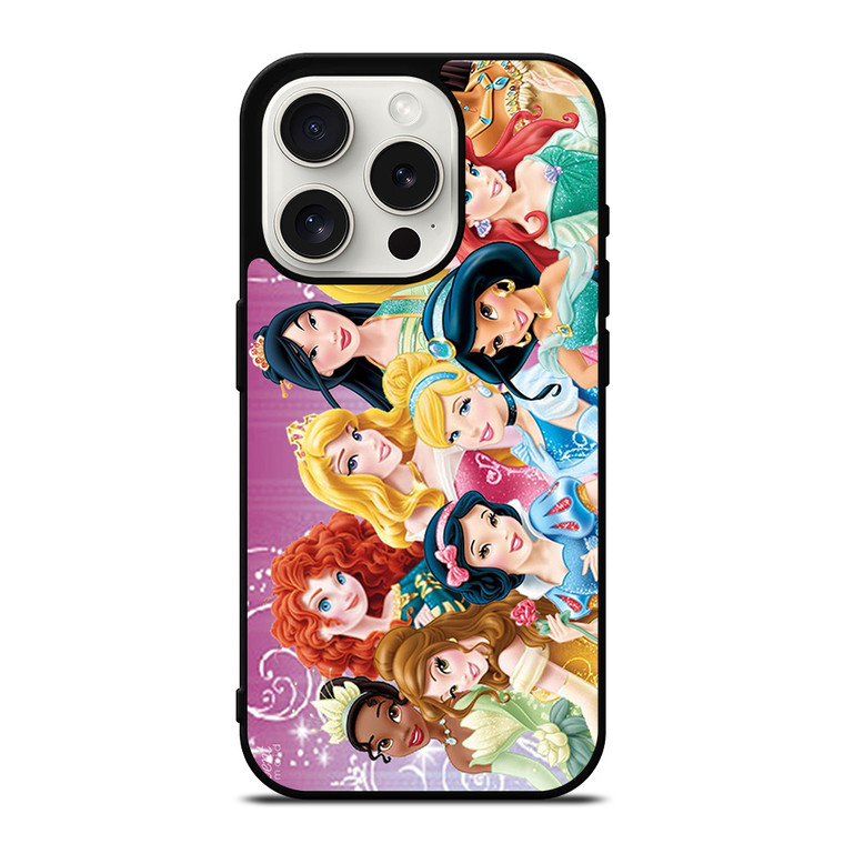 DISNEY PRINCESS CARTOON iPhone 15 Pro Case Cover