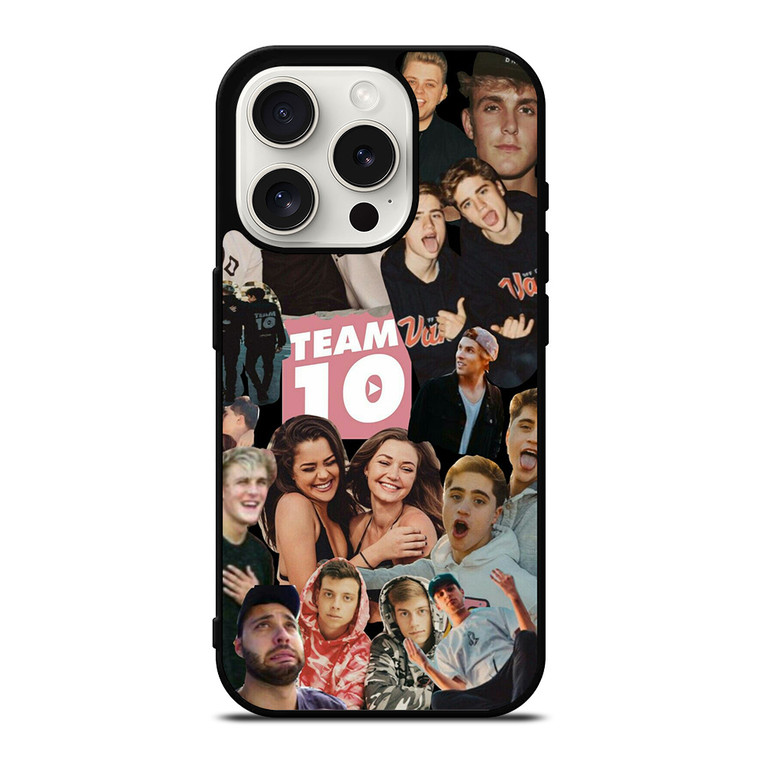 DOBRE BROTHERS TEAM 10 COLLAGE iPhone 15 Pro Case Cover DOBRE BROTHERS TEAM 10 COLLAGE iPhone 15 Pro Case Cover