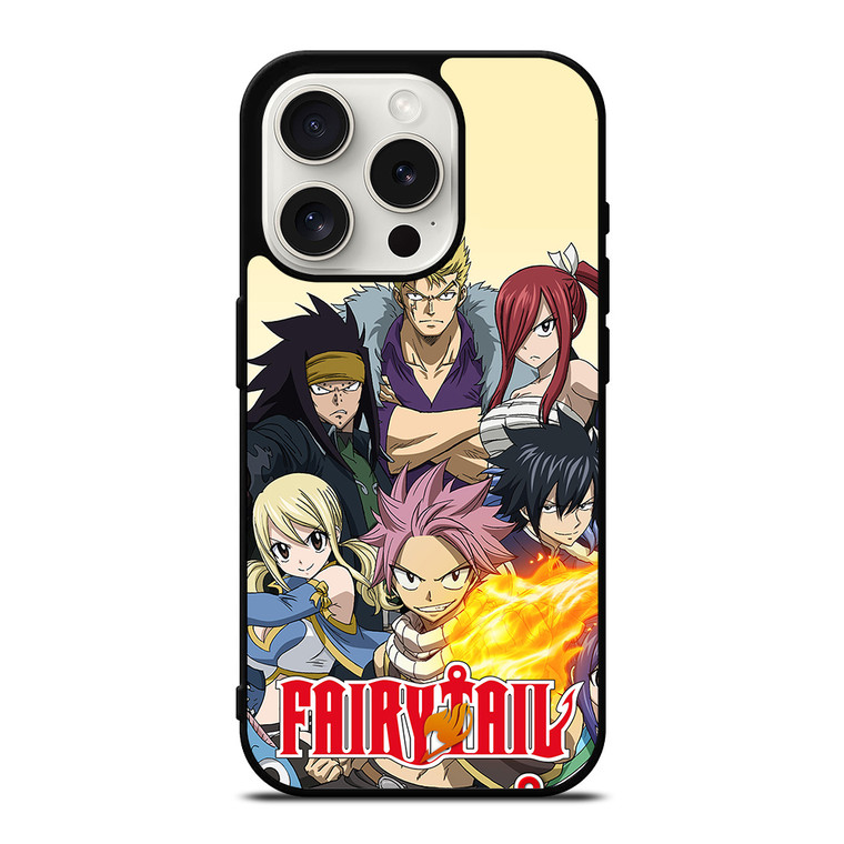 FAIRY TAIL SQUAD ANIME iPhone 15 Pro Case Cover FAIRY TAIL SQUAD ANIME iPhone 15 Pro Case Cover