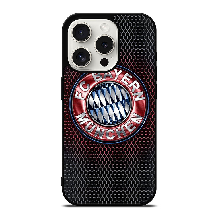FC BAYERN MUNCHEN LOGO iPhone 15 Pro Case Cover