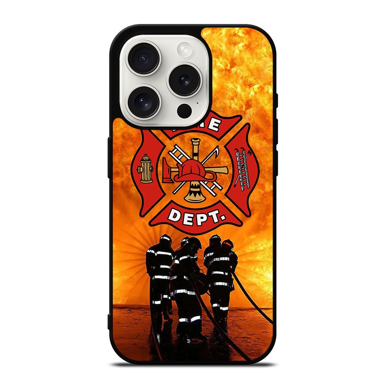 FIREFIGHTER FIREMAN LOGO iPhone 15 Pro Case Cover