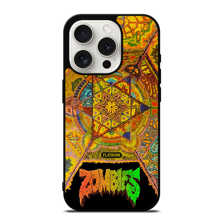 FLATBUSH ZOMBIES PATTERN iPhone 15 Pro Case Cover