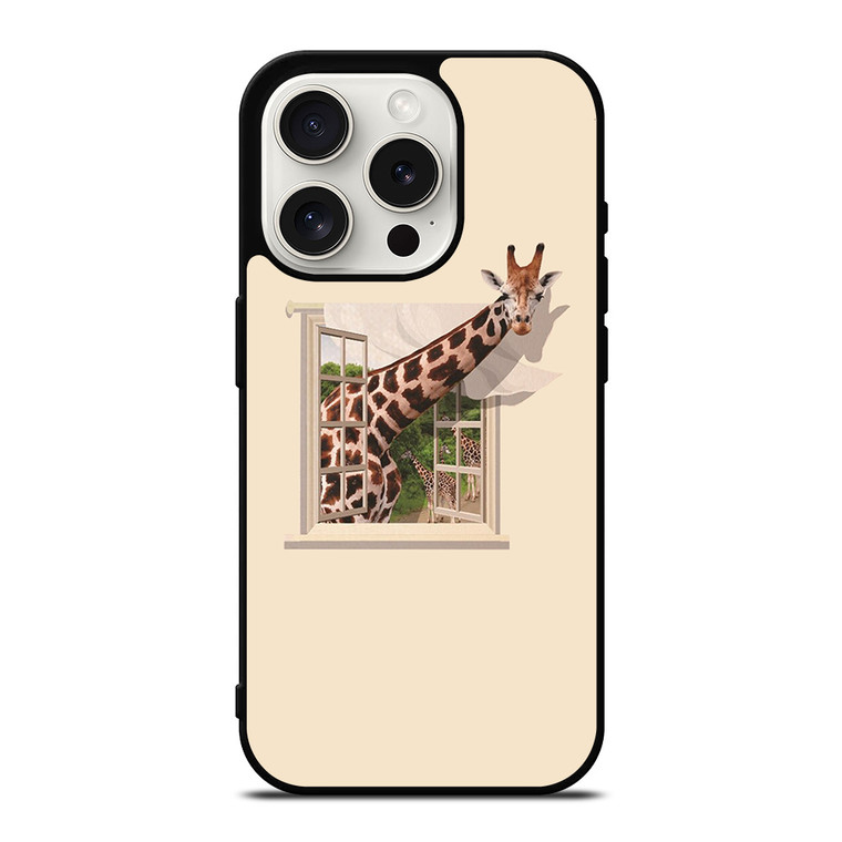 GIRAFFE WINDOW iPhone 15 Pro Case Cover