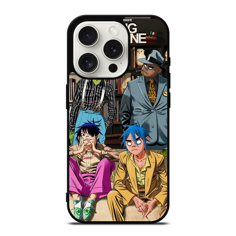 GORILLAZ BAND SONG MACHINE iPhone 15 Pro Case Cover GORILLAZ BAND SONG MACHINE iPhone 15 Pro Case Cover