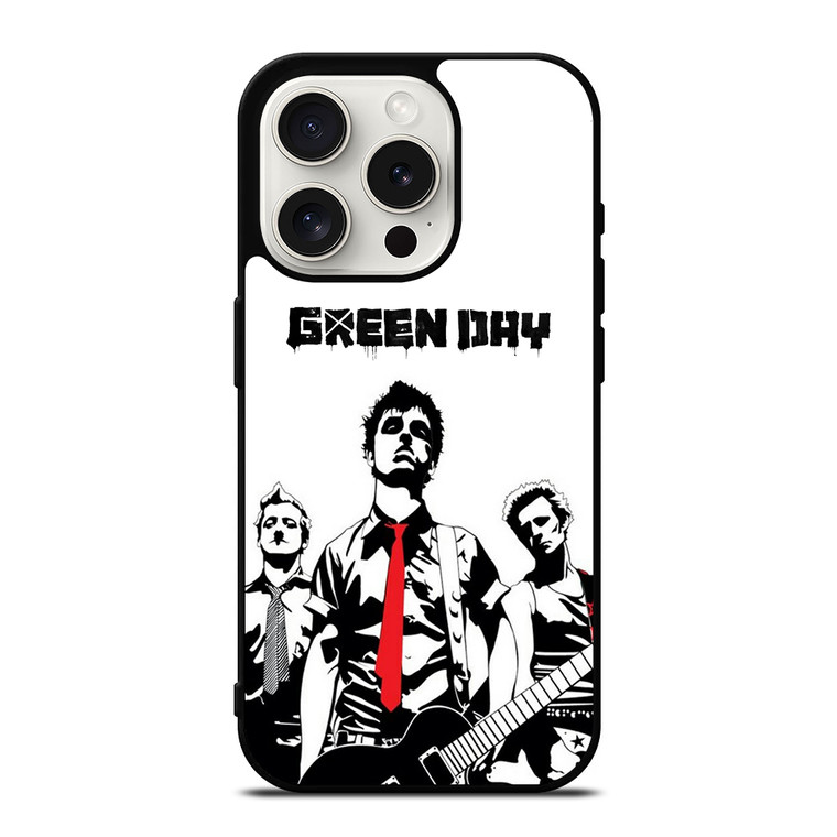 GREEN DAY BAND ART LOGO iPhone 15 Pro Case Cover
