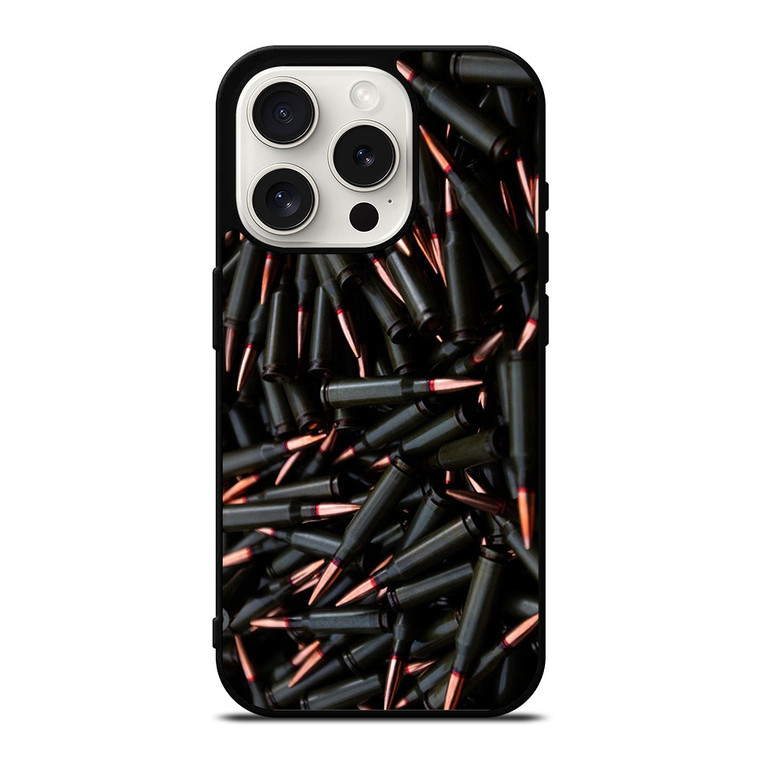 GUN AMMO AMMUNITION 1 iPhone 15 Pro Case Cover GUN AMMO AMMUNITION 1 iPhone 15 Pro Case Cover