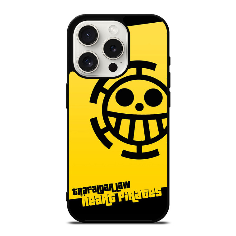 HEART PIRATES TRAFALGAR LAW ONE PIECE iPhone 15 Pro Case Cover