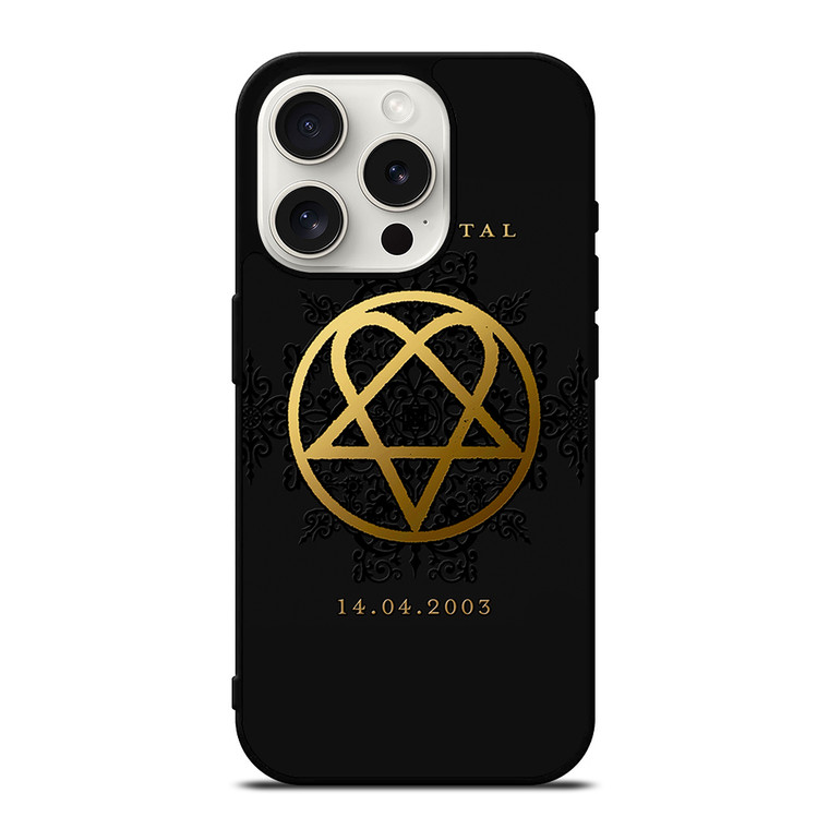 HIM BAND GOLD LOGO iPhone 15 Pro Case Cover