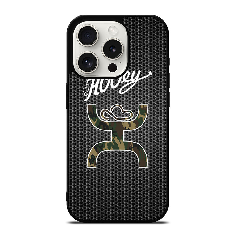 HOOEY METAL CAMO LOGO iPhone 15 Pro Case Cover