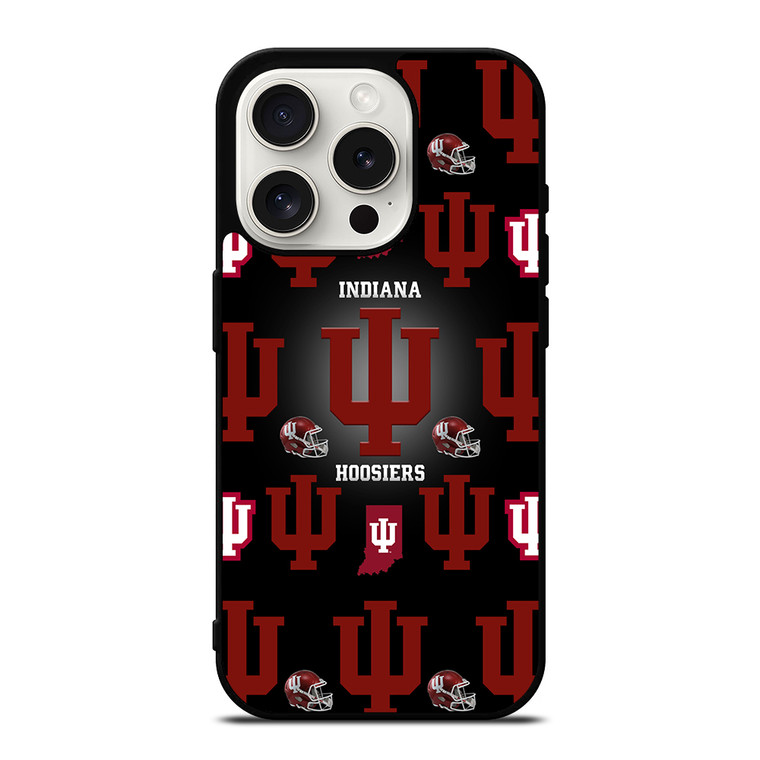 HOOSIER STATE OF MIND INDIANA PATTERN iPhone 15 Pro Case Cover