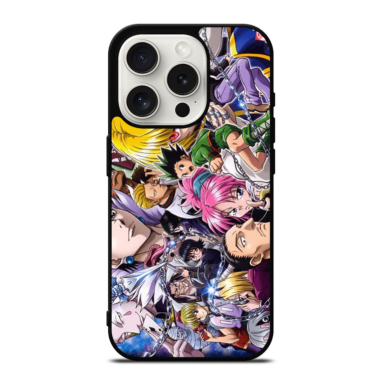 HUNTER X HUNTER ALL CHARACTER iPhone 15 Pro Case Cover