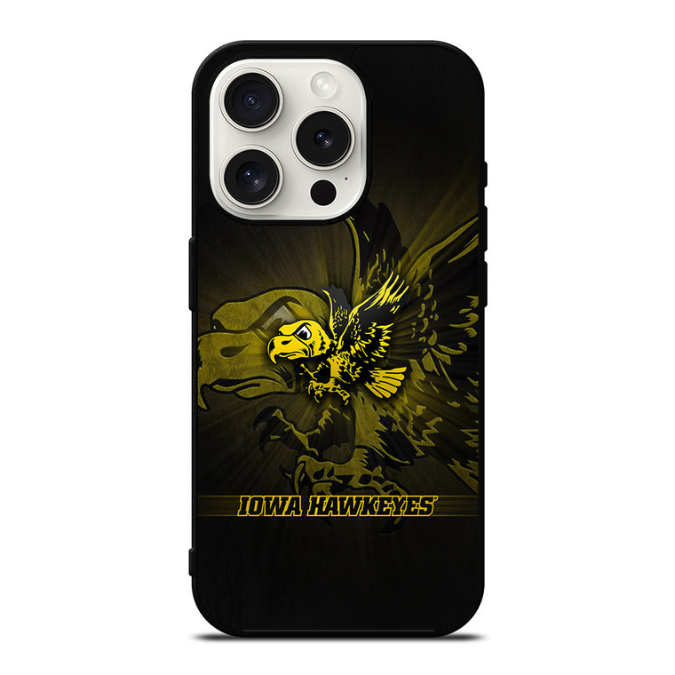 IOWA HAWKEYES 1 iPhone 15 Pro Case Cover