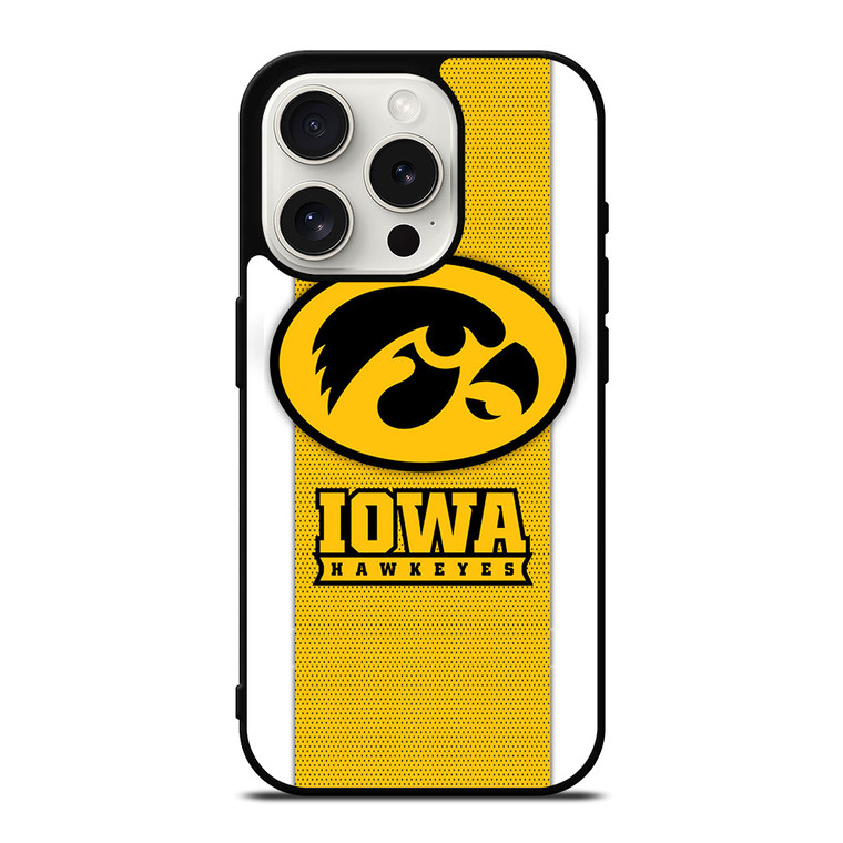 IOWA HAWKEYES 3 iPhone 15 Pro Case Cover