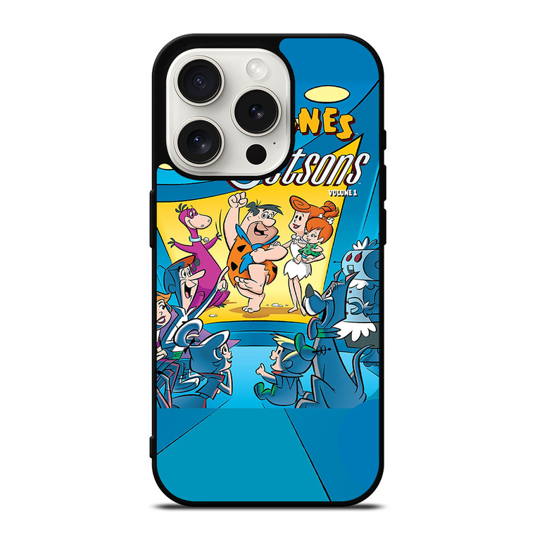 JETSONS MEET FLINTSTONES iPhone 15 Pro Case Cover JETSONS MEET FLINTSTONES iPhone 15 Pro Case Cover