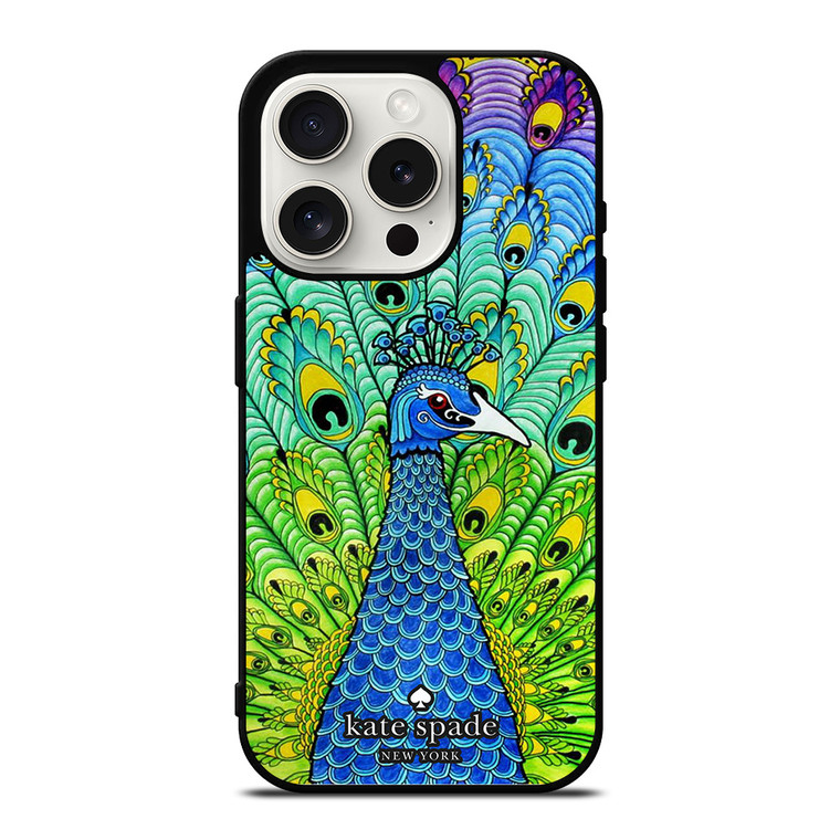 KATE SPADE PEACOCK iPhone 15 Pro Case Cover KATE SPADE PEACOCK iPhone 15 Pro Case Cover