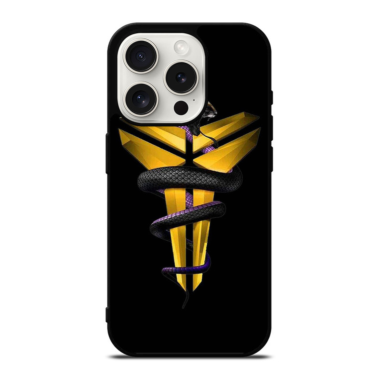 KOBE BRYANT BLACK MAMBA iPhone 15 Pro Case Cover
