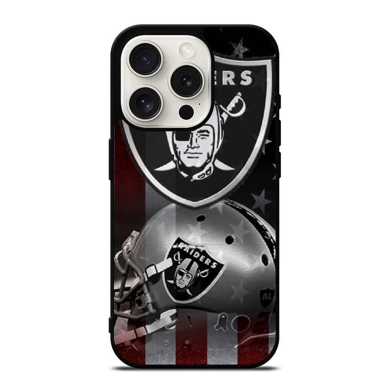 LAS VEGAS RAIDERS AMERICAN iPhone 15 Pro Case Cover