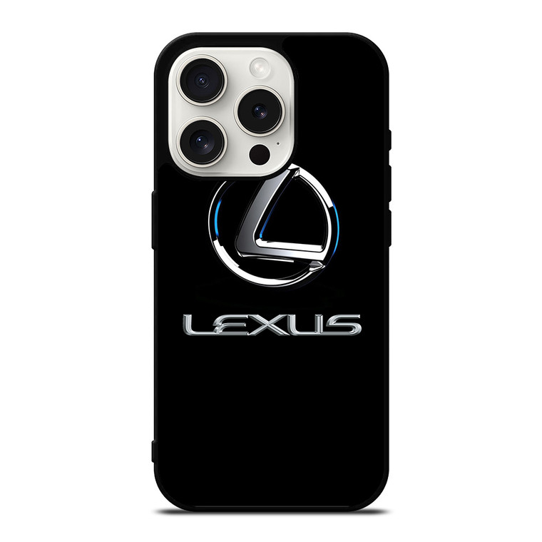 LEXUS BLACK LOGO iPhone 15 Pro Case Cover