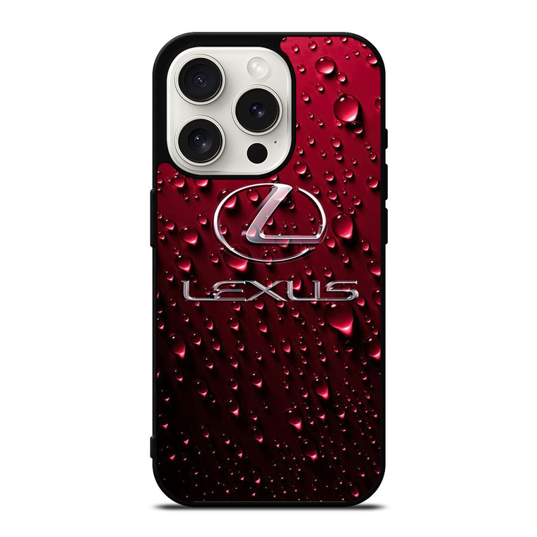 LEXUS RAINDROP LOGO iPhone 15 Pro Case Cover