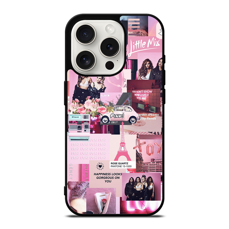 LITTLE MIX PINK COLLAGE iPhone 15 Pro Case Cover LITTLE MIX PINK COLLAGE iPhone 15 Pro Case Cover