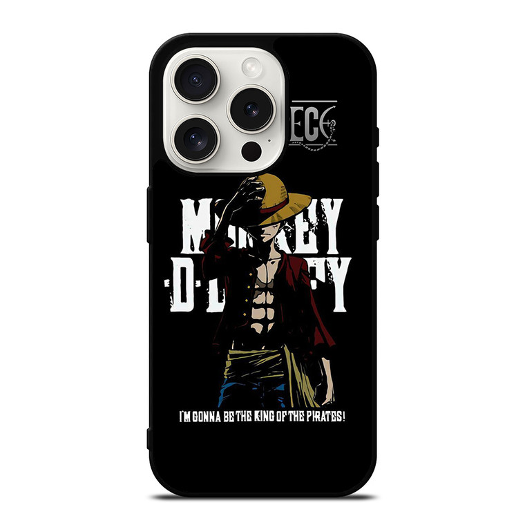 LUFFY ONE PIECE QUOTE iPhone 15 Pro Case Cover