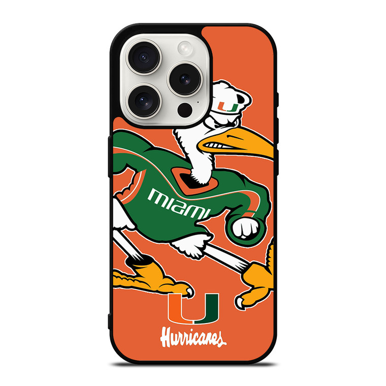 MIAMI HURRICANES UM 2 iPhone 15 Pro Case Cover