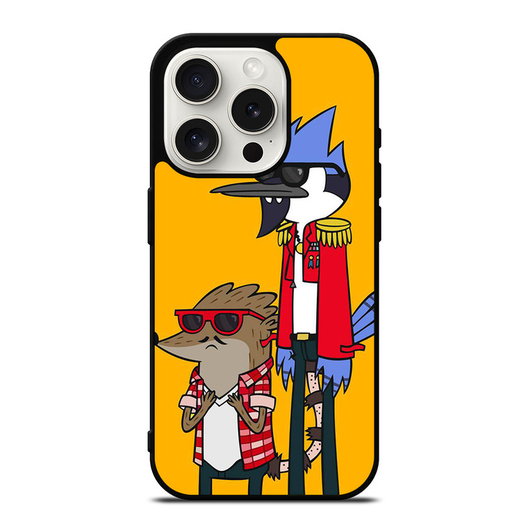 MORDECAI RIGBY CARTOON iPhone 15 Pro Case Cover