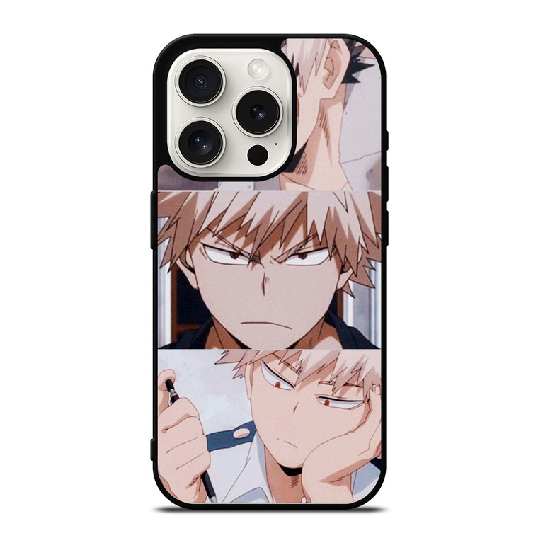 MY HERO ACADEMIA BAKUGOU FACE iPhone 15 Pro Case Cover MY HERO ACADEMIA BAKUGOU FACE iPhone 15 Pro Case Cover