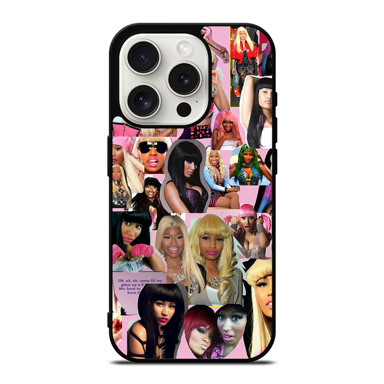 NICKI MINAJ COLLAGE iPhone 15 Pro Case Cover