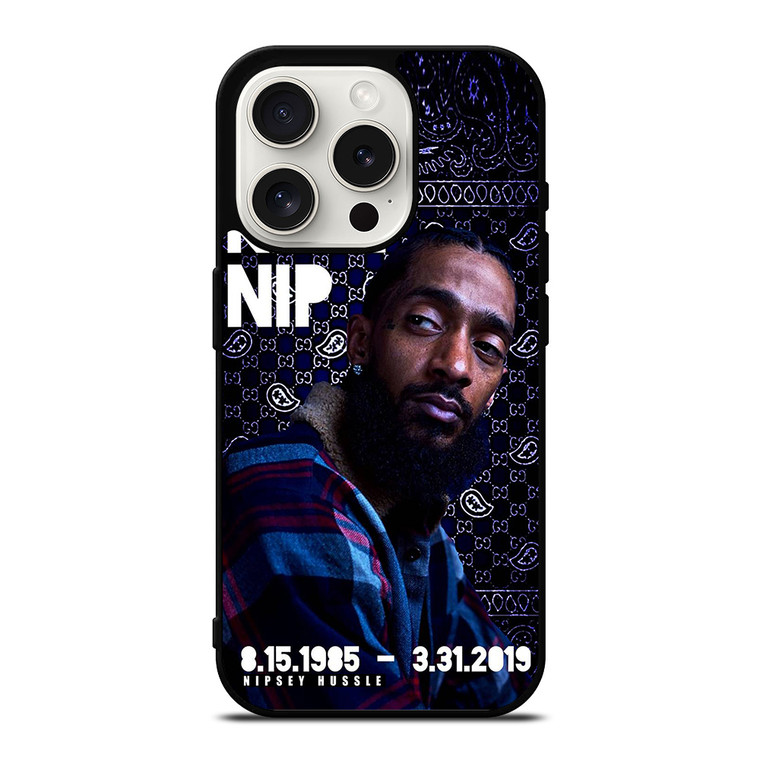 NIPSEY HUSSLE KING NIP iPhone 15 Pro Case Cover