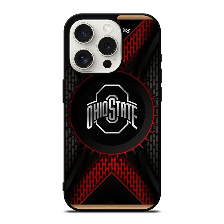 OHIO STATE BUCKEYES 1 iPhone 15 Pro Case Cover OHIO STATE BUCKEYES 1 iPhone 15 Pro Case Cover