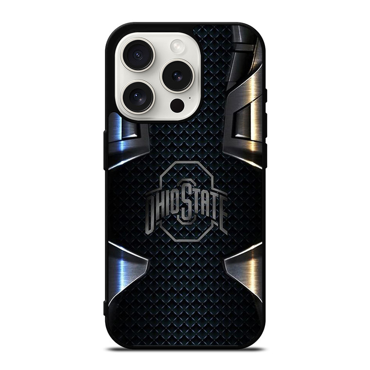 OHIO STATE METAL iPhone 15 Pro Case Cover
