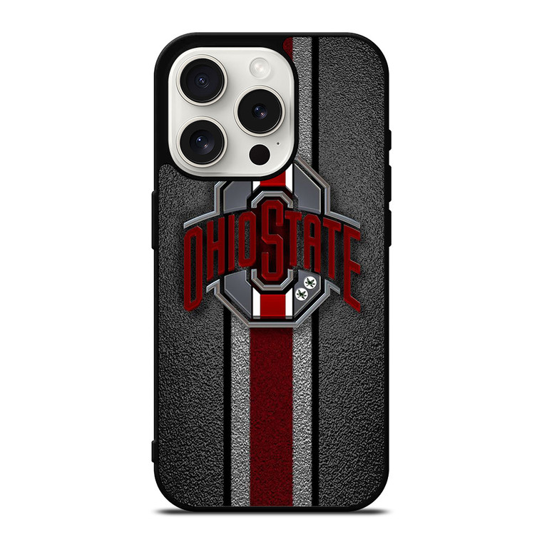 OHIO STATE SILVER LOGO iPhone 15 Pro Case Cover OHIO STATE SILVER LOGO iPhone 15 Pro Case Cover