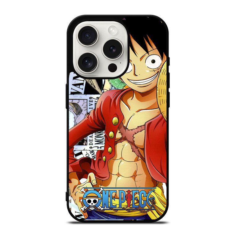 ONE PIECE LUFFY ANIME iPhone 15 Pro Case Cover